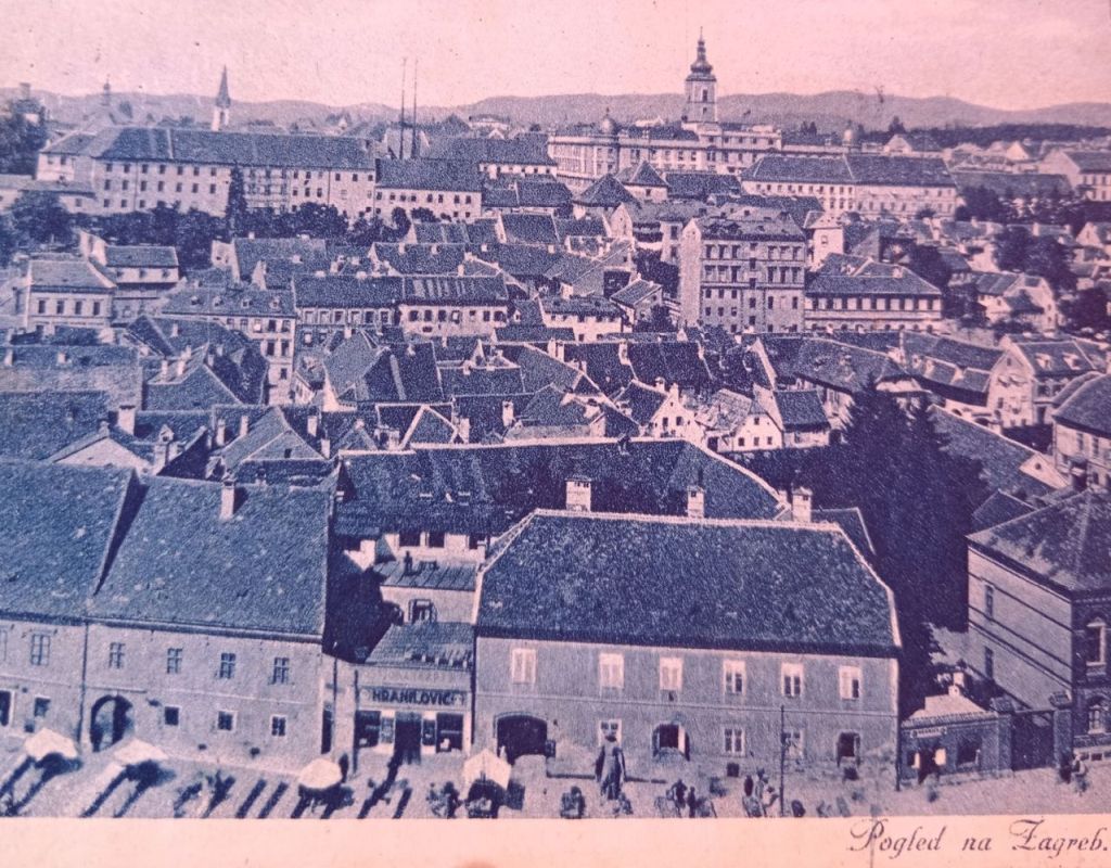 Panorama. Pogled na grad Zagreb 1929. godine